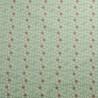 Tissu fleuri Susy Blue  coton BIO doux