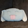 Kit couture écolo coussin lapin Toudou - tissu bleu nuages